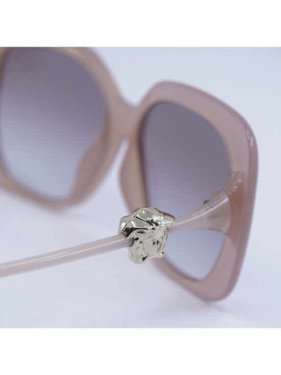 Versace VE4499U 55386E Sunglasses Opal Rose Square Frame, Gradient Brown Lenses main image 5